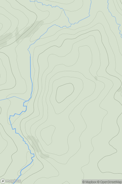 Thumbnail image for South Hill [South West England] [SX813951] showing contour plot for surrounding peak